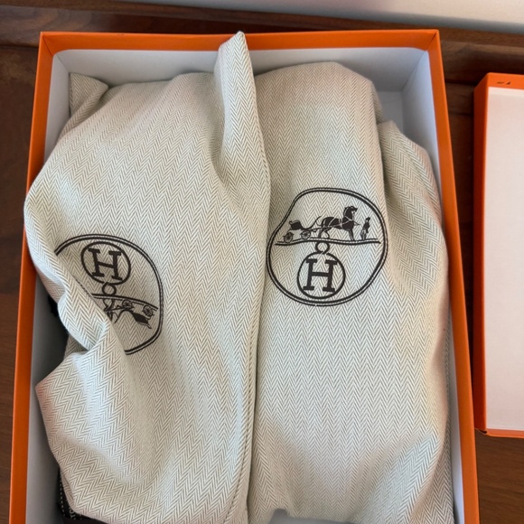 Hermes Shearling Orans W 41 Brown - Picture 4 of 4